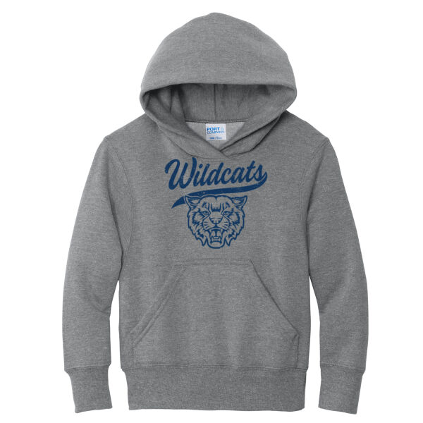 River Ridge Volleyball 2026 Logo 1 - Youth Core Fleece Pullover Hooded Sweatshirt Thumbnail