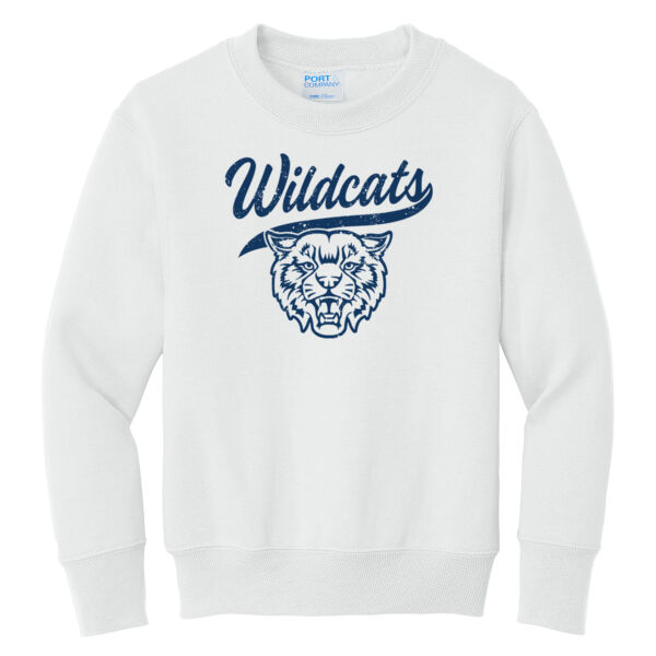 River Ridge Volleyball 2026 Logo 1 - Youth Core Fleece Crewneck Sweatshirt Thumbnail