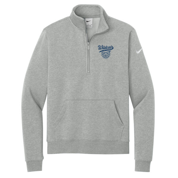 River Ridge Volleyball 2026 Logo 1 - Women's Club Fleece Sleeve Swoosh 1/2 Zip Thumbnail
