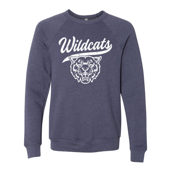 River Ridge Volleyball 2026 Logo 1 - Sponge Fleece Raglan Crewneck Sweatshirt Thumbnail