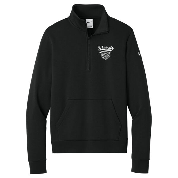 River Ridge Volleyball 2026 Logo 1 - Women's Club Fleece Sleeve Swoosh 1/2 Zip Thumbnail