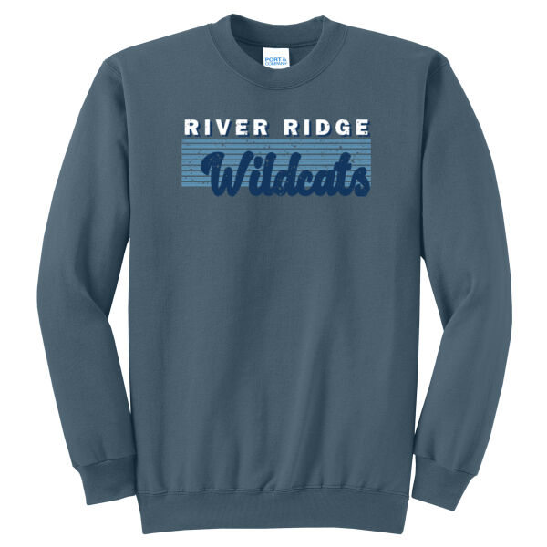 River Ridge Volleyball 2026 Logo 2 - Core Fleece Crewneck Sweatshirt Thumbnail