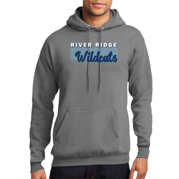 River Ridge Volleyball 2026 Logo 2 - Core Fleece Pullover Hooded Sweatshirt Thumbnail
