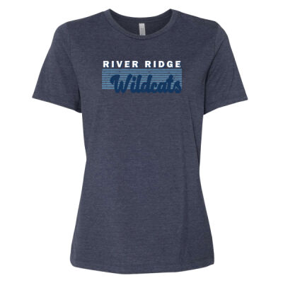 River Ridge Volleyball 2026 Logo 2 - Women’s Relaxed Fit Heather CVC Tee Thumbnail
