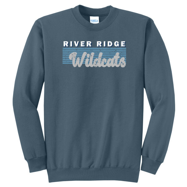 River Ridge Volleyball 2026 Logo 2 - Core Fleece Crewneck Sweatshirt Thumbnail