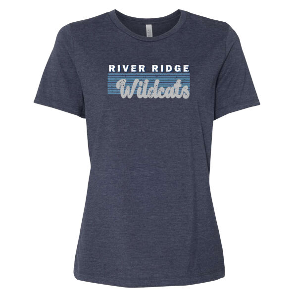 River Ridge Volleyball 2026 Logo 2 - Women’s Relaxed Fit Heather CVC Tee Thumbnail