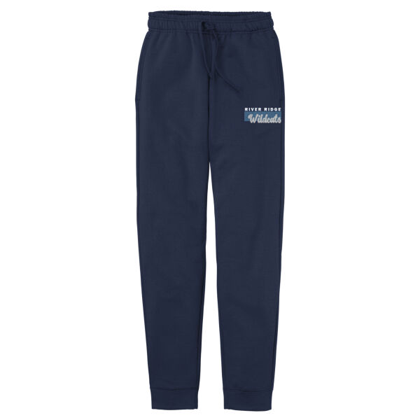 River Ridge Volleyball 2026 Logo 2 - Core Fleece Jogger Thumbnail