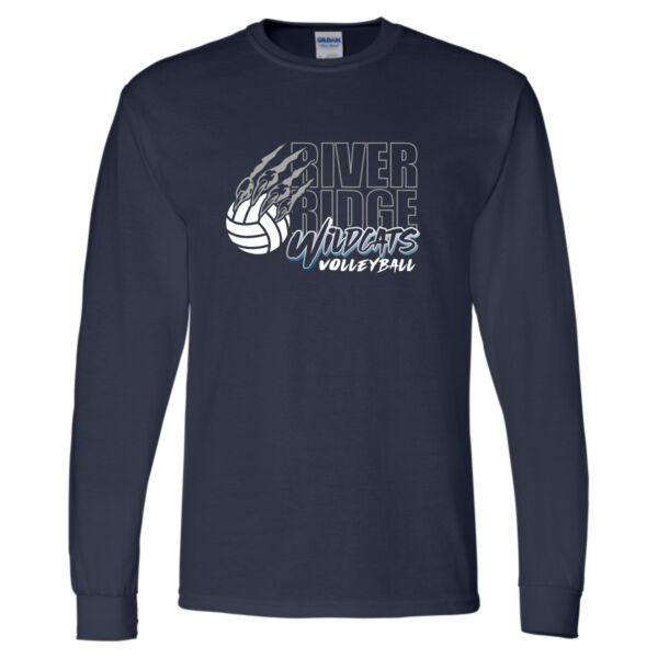 River Ridge Volleyball Logo 3 - DryBlend® 50/50 Long Sleeve T-Shirt Thumbnail