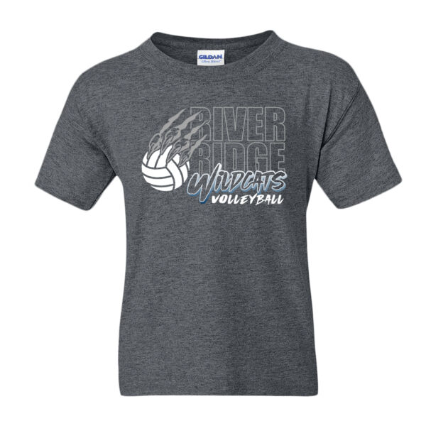 River Ridge Volleyball Logo 3 - DryBlend® Youth T-Shirt Thumbnail